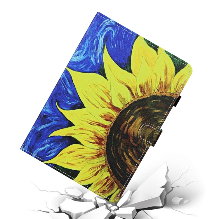 Custodia tablet in pelle con cuciture colorate per iPad 10th Gen 10.9 2022