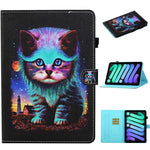 Custodia tablet in pelle con cuciture colorate per iPad 10th Gen 10.9 2022