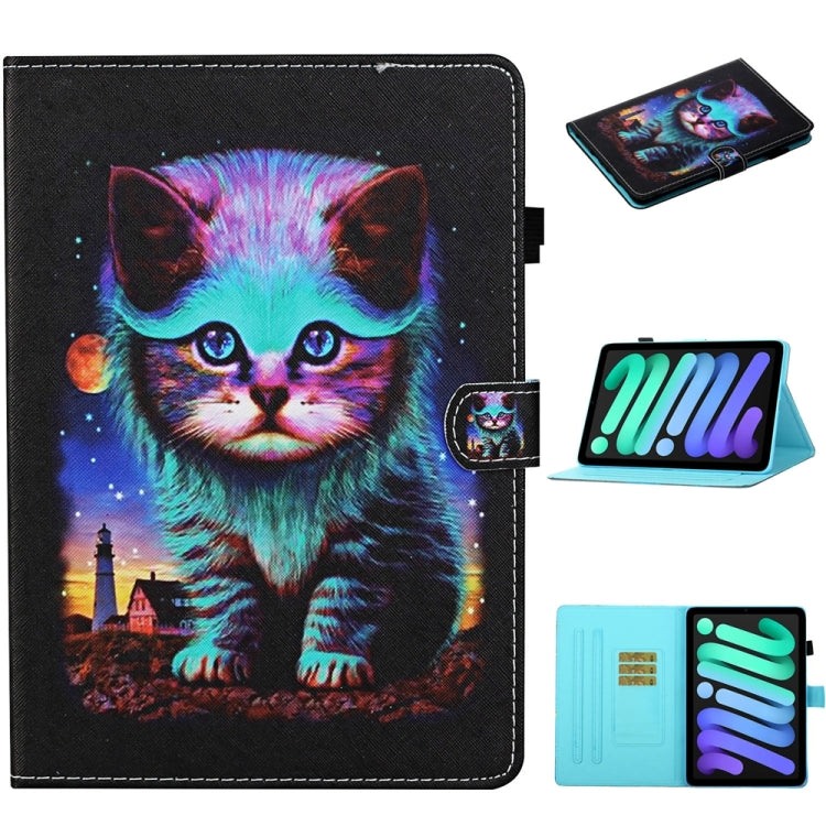 Custodia tablet in pelle con cuciture colorate per iPad 10th Gen 10.9 2022