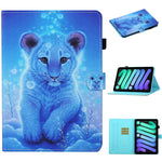 Custodia tablet in pelle con cuciture colorate per iPad 10th Gen 10.9 2022