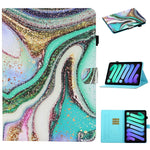 Custodia tablet in pelle con cuciture colorate per iPad 10th Gen 10.9 2022