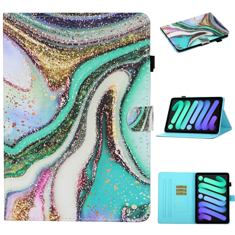 Custodia tablet in pelle con cuciture colorate per iPad 10th Gen 10.9 2022