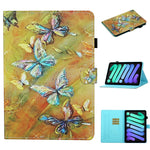 Custodia tablet in pelle con cuciture colorate per iPad 10th Gen 10.9 2022