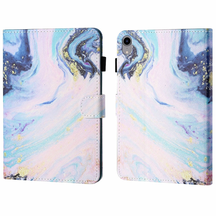Custodia tablet in pelle con cuciture per iPad 10.9 2022