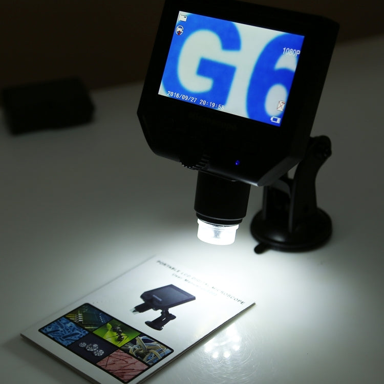 Microscopio digitale portatile con display LCD HD 4,3" 600X