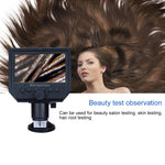 Microscopio digitale portatile con display LCD HD 4,3" 600X