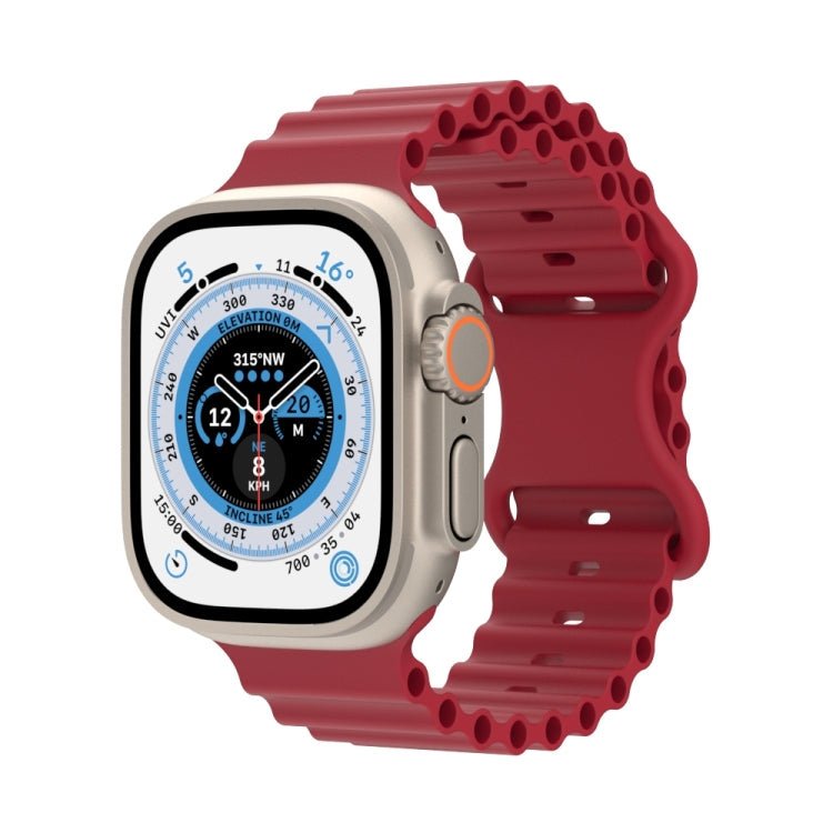 Cinturino in silicone stile oceano per Apple Watch