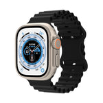Cinturino in silicone stile oceano per Apple Watch