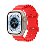 Cinturino in silicone stile oceano per Apple Watch