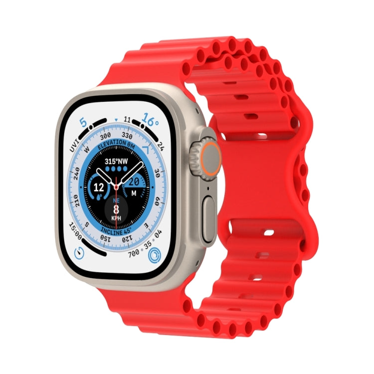 Cinturino in silicone stile oceano per Apple Watch