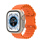 Cinturino in silicone stile oceano per Apple Watch