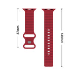Cinturino in silicone stile oceano per Apple Watch