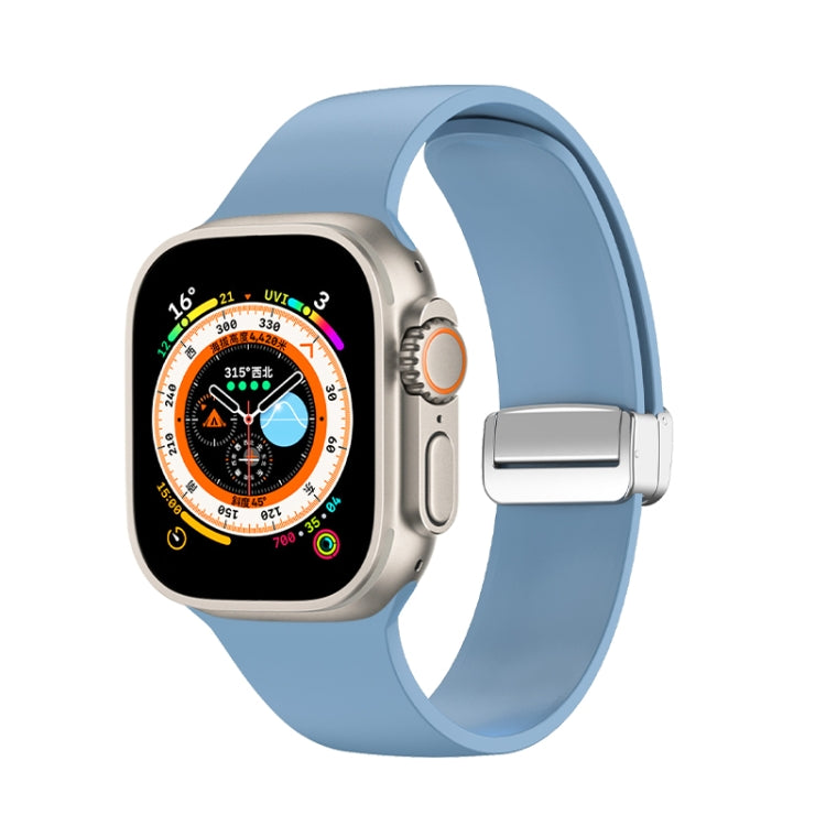 Cinturino in silicone con fibbia pieghevole per Apple Watch