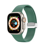 Cinturino in silicone con fibbia pieghevole per Apple Watch
