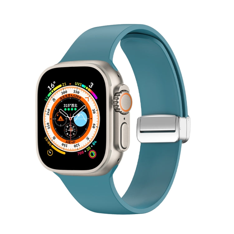 Cinturino in silicone con fibbia pieghevole per Apple Watch