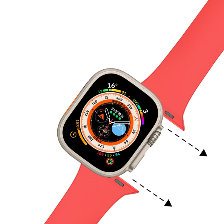 Cinturino in silicone con fibbia pieghevole per Apple Watch