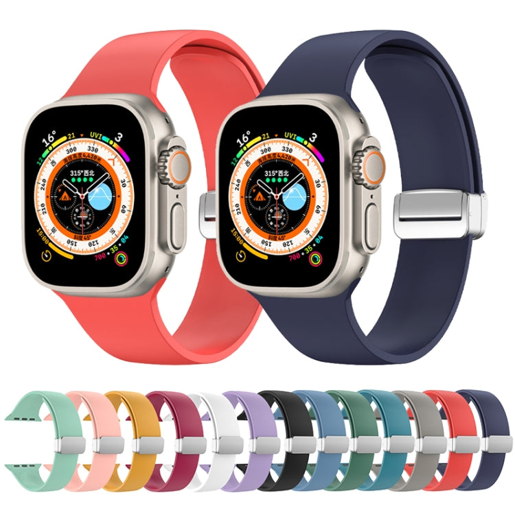 Cinturino in silicone con fibbia pieghevole per Apple Watch