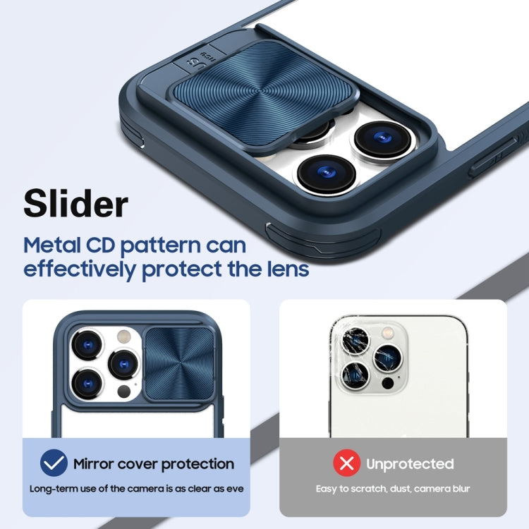 Custodia 360 con copriobiettivo scorrevole per iPhone 14 Pro Max