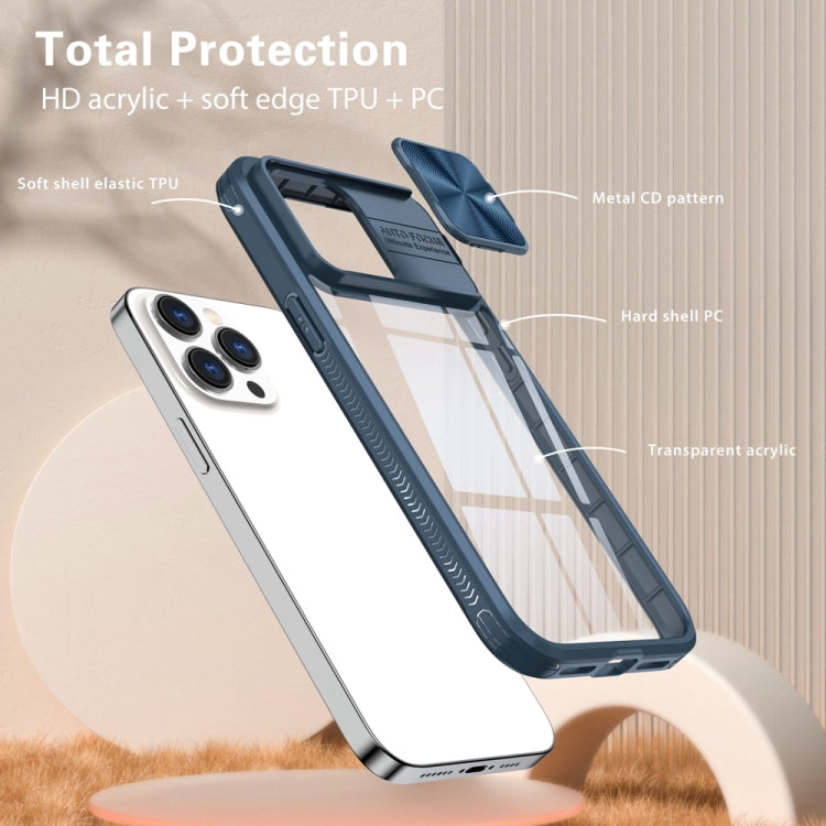 Custodia 360 con copriobiettivo scorrevole per iPhone 14 Pro Max