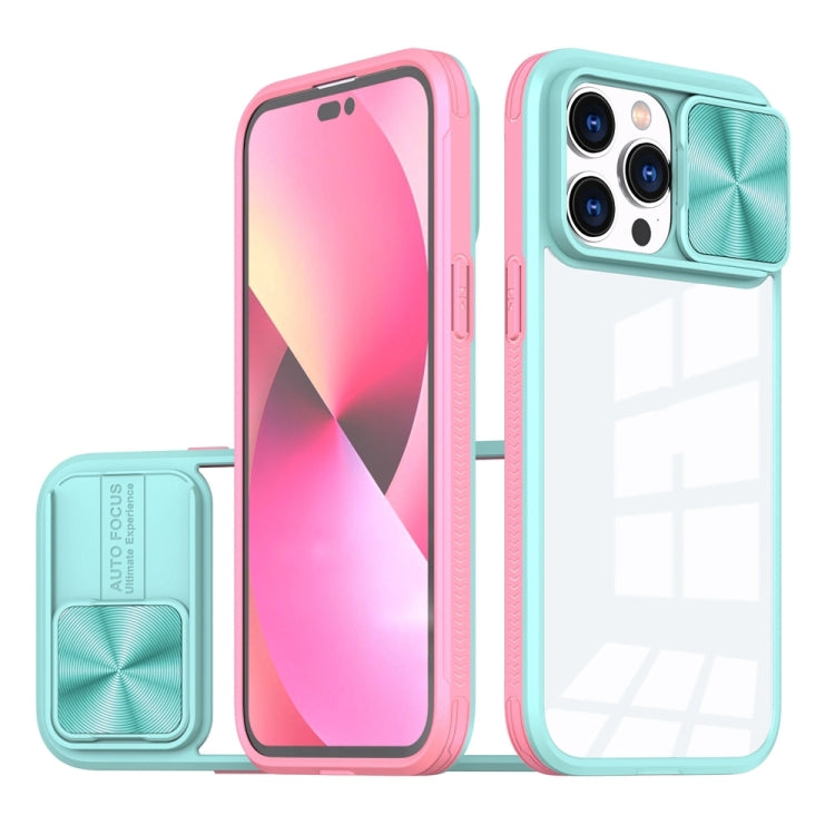 Custodia 360 con copriobiettivo scorrevole per iPhone 14 Pro Max