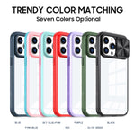 Custodia 360 con copriobiettivo scorrevole per iPhone 14 Pro Max