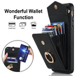 Custodia portafoglio con slot RFID per smartphone compatibili