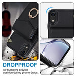 Custodia portafoglio con slot RFID per smartphone compatibili