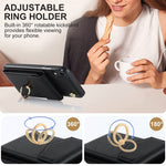 Custodia portafoglio con slot RFID per smartphone compatibili