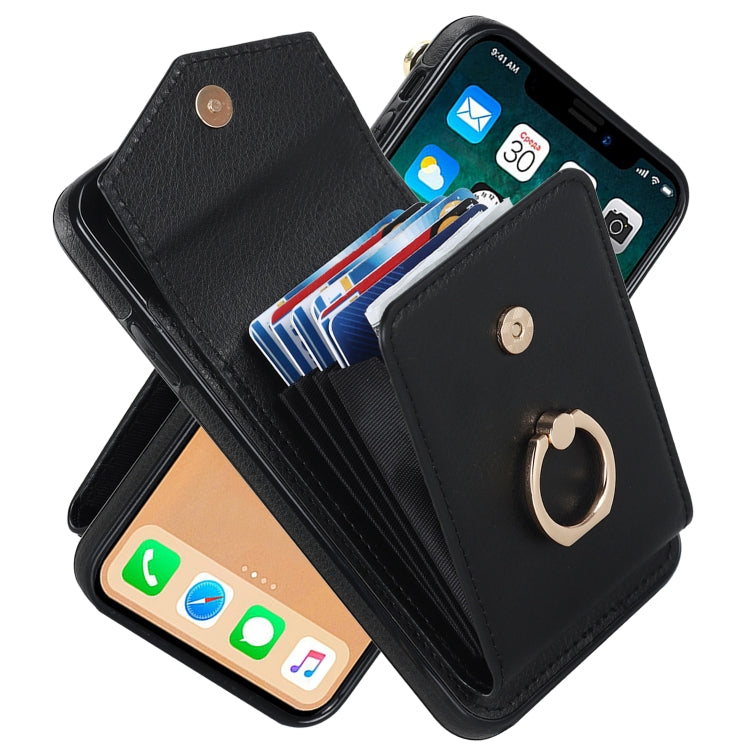 Custodia portafoglio con slot RFID per smartphone compatibili