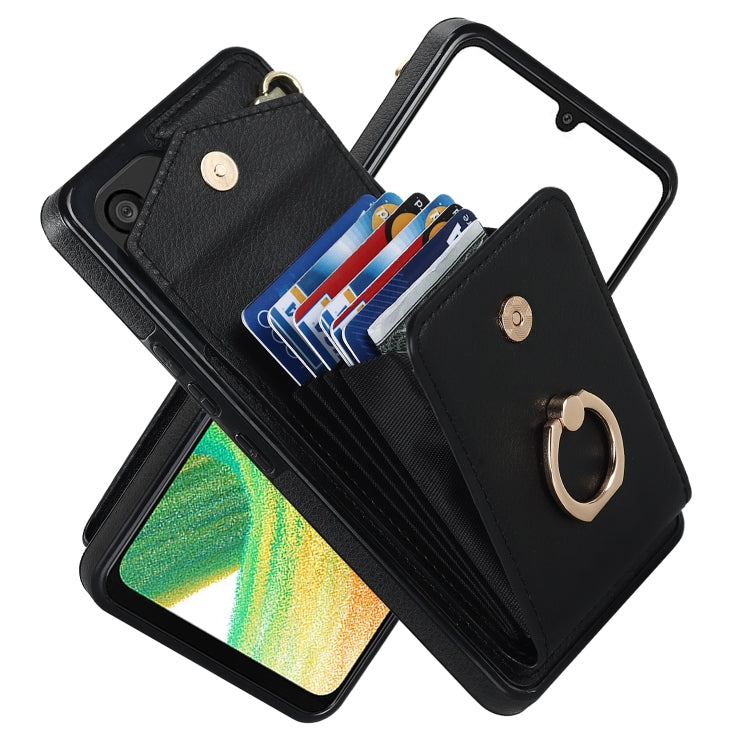 Custodia portafoglio con slot RFID per smartphone compatibili