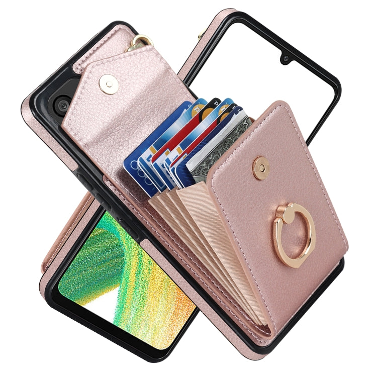 Custodia portafoglio con slot RFID per smartphone compatibili