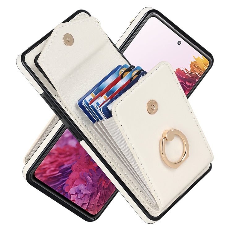 Custodia portafoglio in pelle con slot RFID per Galaxy S20 FE
