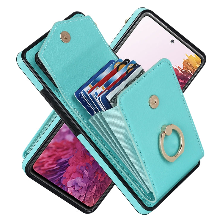 Custodia portafoglio in pelle con slot RFID per Galaxy S20 FE