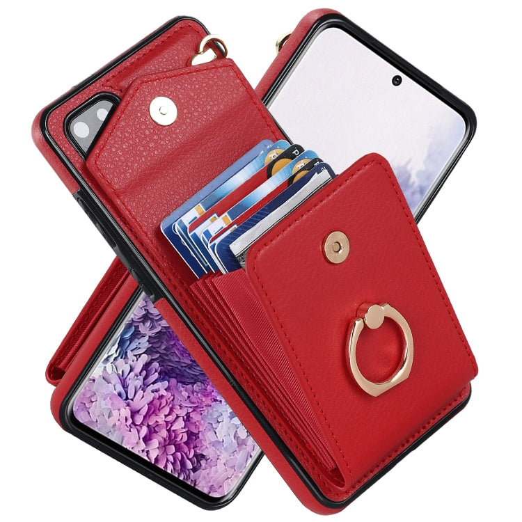 Custodia portafoglio in pelle con slot RFID per Galaxy S20 FE