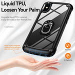 Custodia TPU e PC con protezione obiettivo per iPhone XS Max