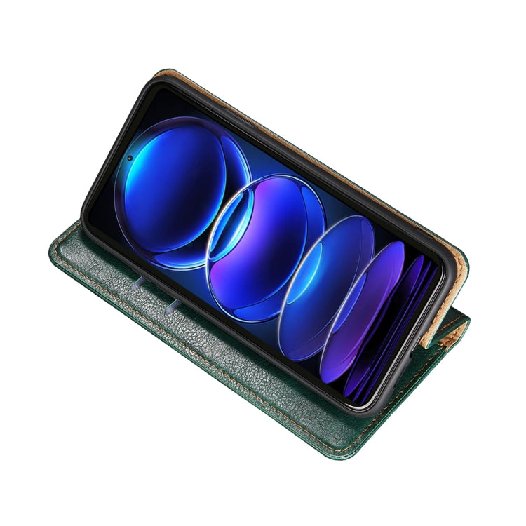Custodia per telefono in pelle magnetica tinta unita a olio lucido, For Xiaomi Redmi Note 12 Pro+ China, For Xiaomi Redmi A1+ 4G, For Xiaomi Poco M5s 4G/Redmi Note 11 SE India, For Samsung Galaxy A14 5G