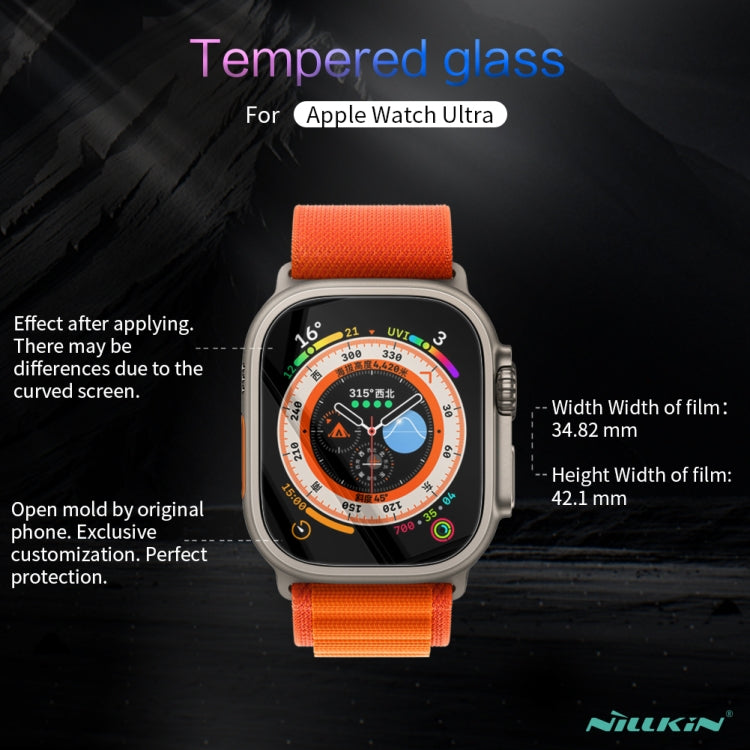 Pellicola vetro temperato per Apple Watch Ultra 49mm 9H