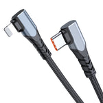Cavo dati USB-C a 8 pin 20W doppio gomito compatibile iPhone