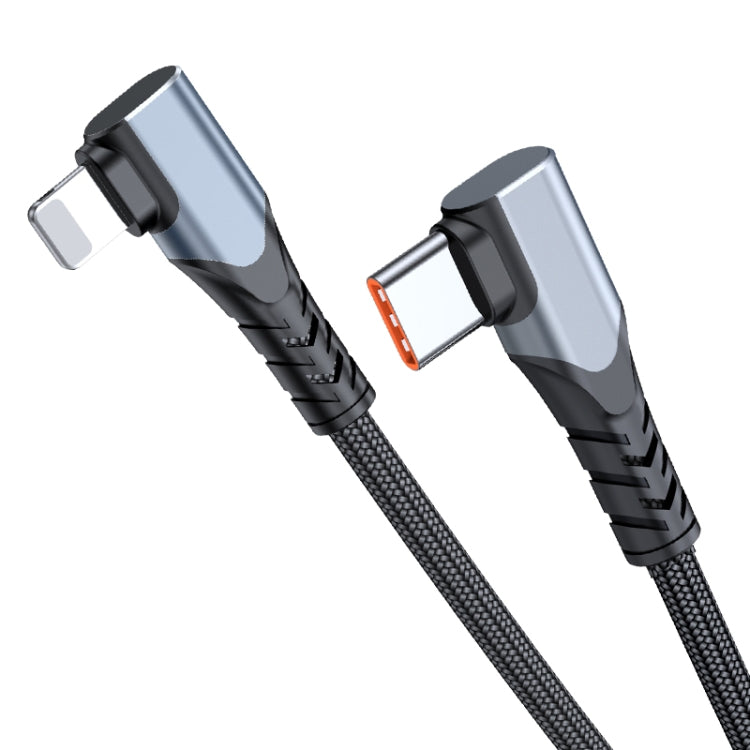 Cavo dati USB-C a 8 pin 20W doppio gomito compatibile iPhone