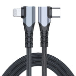 Cavo dati USB-C a 8 pin 20W doppio gomito compatibile iPhone