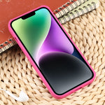 Custodia in silicone con trama intrecciata per iPhone 14 e 14 Plu