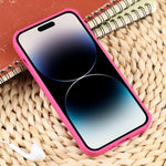 Custodia in silicone con trama intrecciata per iPhone 14 Pro