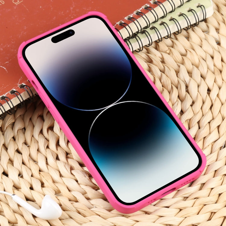 Custodia in silicone con trama intrecciata per iPhone 14 Pro