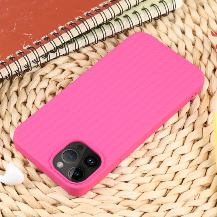 Custodia in silicone con trama intrecciata per iPhone 14 Pro