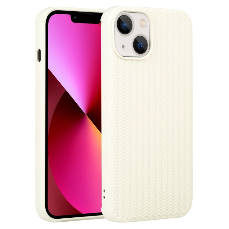 Custodia in silicone con trama intrecciata per iPhone 13 e 13 Pro