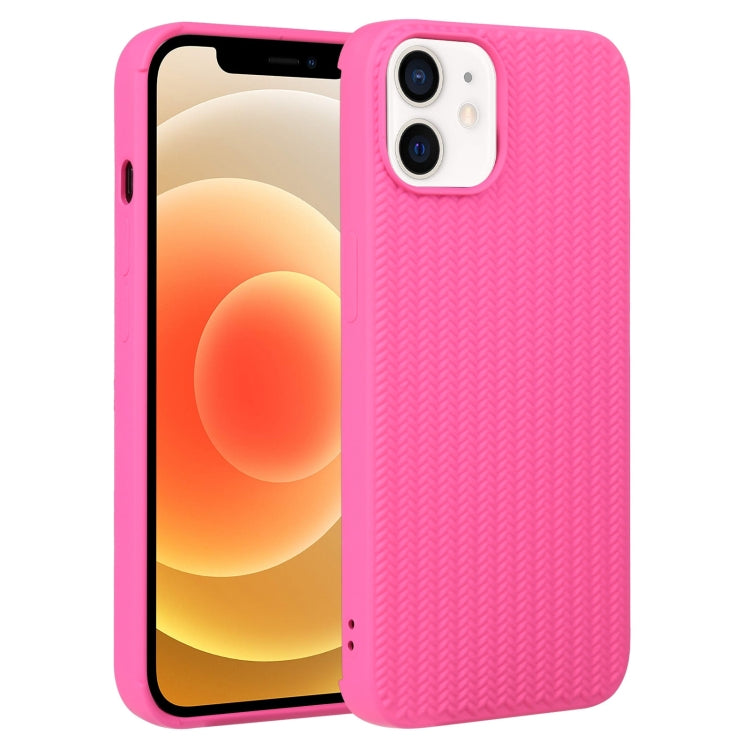 Custodia in silicone con trama intrecciata per iPhone 13 Pro Max