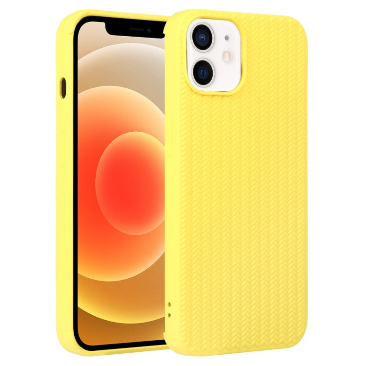 Custodia in silicone con trama intrecciata per iPhone 13 Pro Max