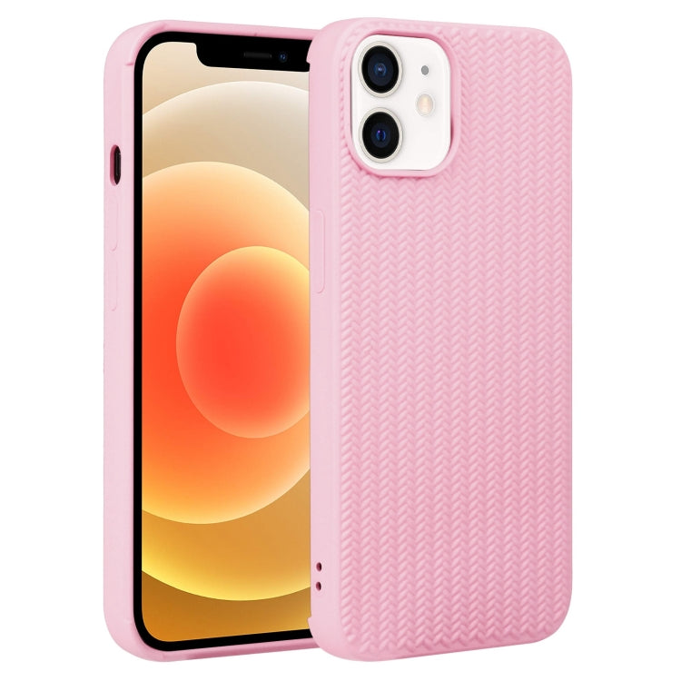 Custodia in silicone con trama intrecciata per iPhone 13 Pro Max