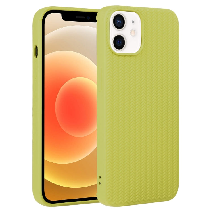 Custodia in silicone con trama intrecciata per iPhone 13 Pro Max