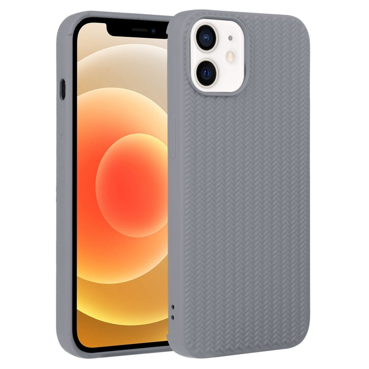 Custodia in silicone con trama intrecciata per iPhone 13 Pro Max